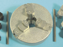 Metal-3-Jaw-Chuck with spare jaws polycarbonat jaws